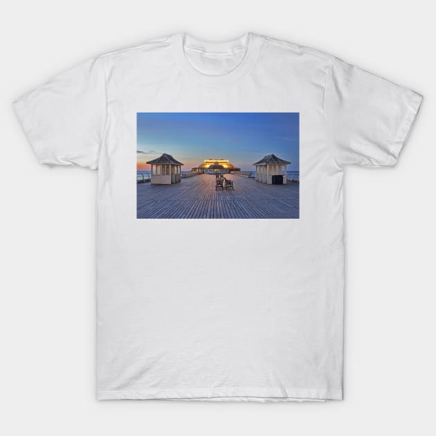 Pavilion Theatre Cromer Pier T-Shirt by avrilharris